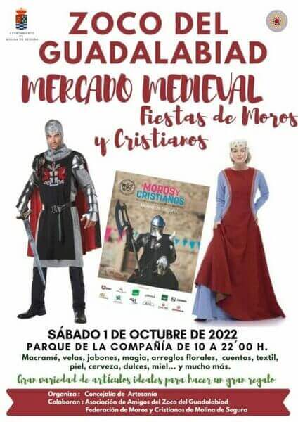El Zoco del Guadalabiad Molina de Segura celebra una edición especial medieval con las Fiestas de Moros y Cristianos junio -