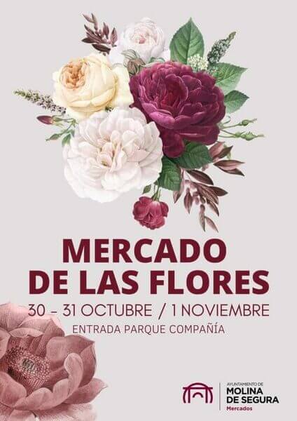 El Mercado de las Flores 2022 de Molina de Segura se celebra del 30 de octubre al 1 de noviembre