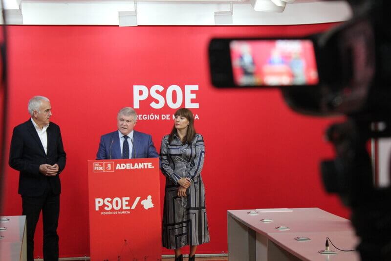 El PSOE de la Región de Murcia propone al Gobierno regional un gran acuerdo para aprobar unos presupuestos regionales para 2023 que aporten estabilidad y soluciones a la Región