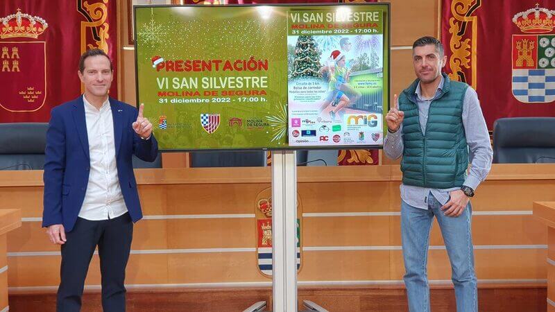 Molina de Segura celebra la 6ª edición de la Carrera San Silvestre 2022 el sábado 31 de diciembre sobre un circuito urbano de 5 kilómetros